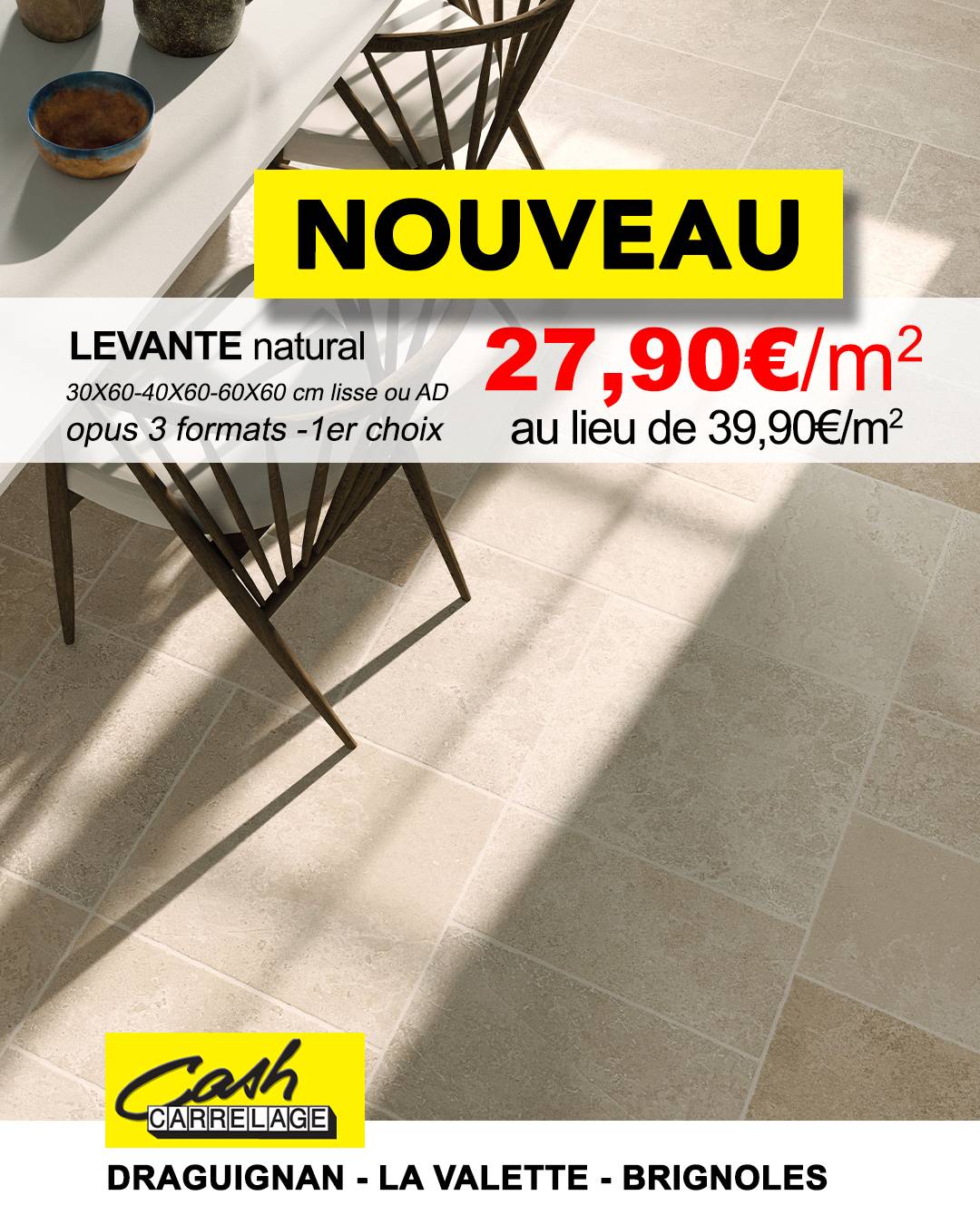 NOUVEAUTE carrelage effet pierre de chateau