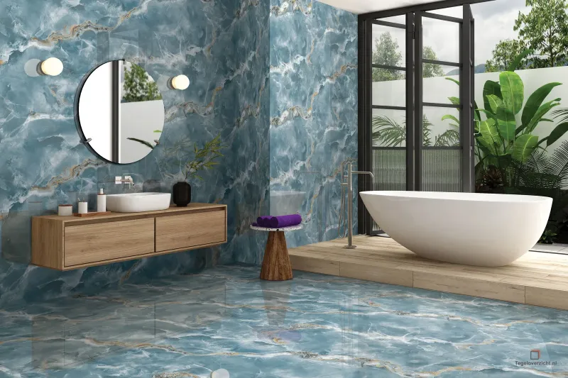 ENDLESS LOVE EDONYX l'effet onyx 60x120cm poli brillant