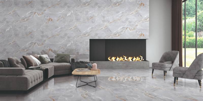 ENDLESS LOVE EDONYX l'effet onyx 60x120cm poli brillant