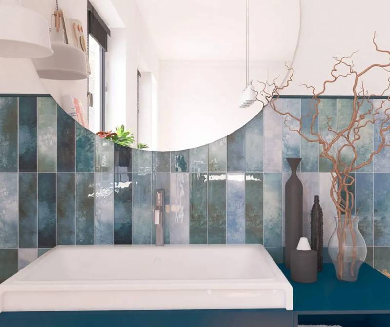 CALM le petit carrelage effet bejmat émaillé