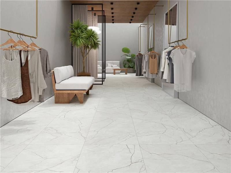 UNIQUE, carrelage 100x100cm effet marbre satiné