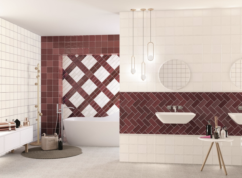 CHIC, le carrelage 15x15cm coloré pour les murs