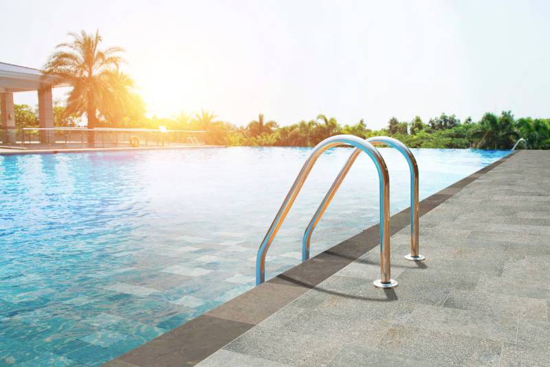 Carrelage piscine Nicobar nut piscine Bali