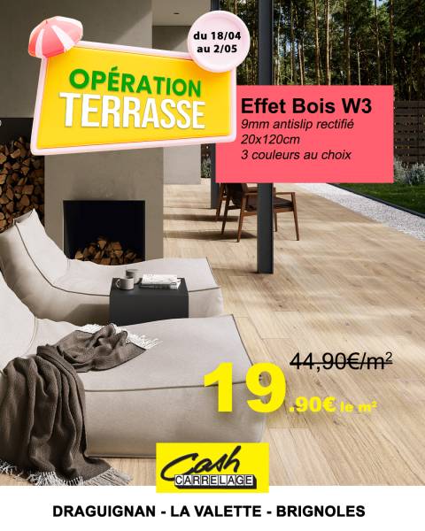W3, l'effet parquet antidérapant
