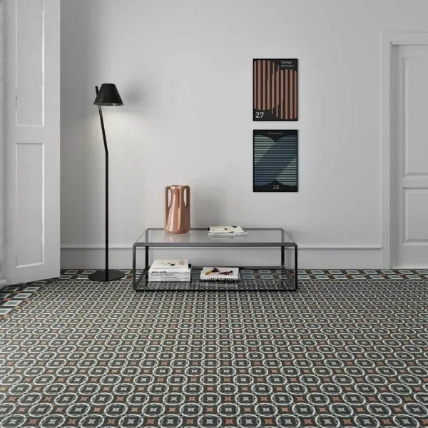 SYNC, le grès cérame pop et coloré effet carreau de ciment