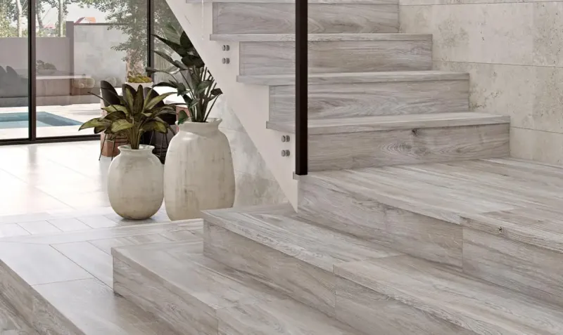 WOODS, l'effet bois couleur Olivo 20x120cm